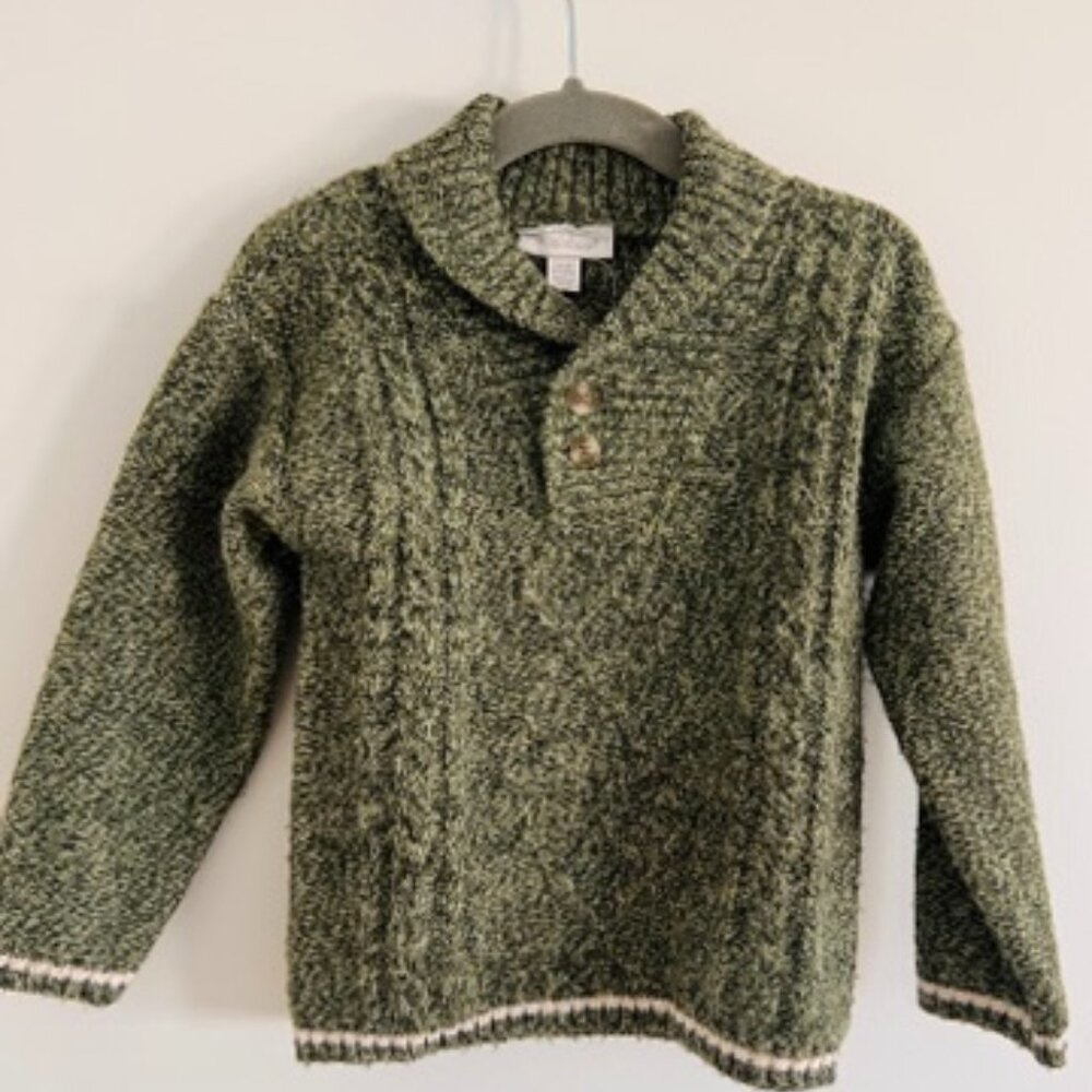 NEVER WORN - Mini Classics - Sweater Forest Green 24M